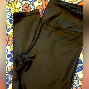 Black Zyia metallic leggings